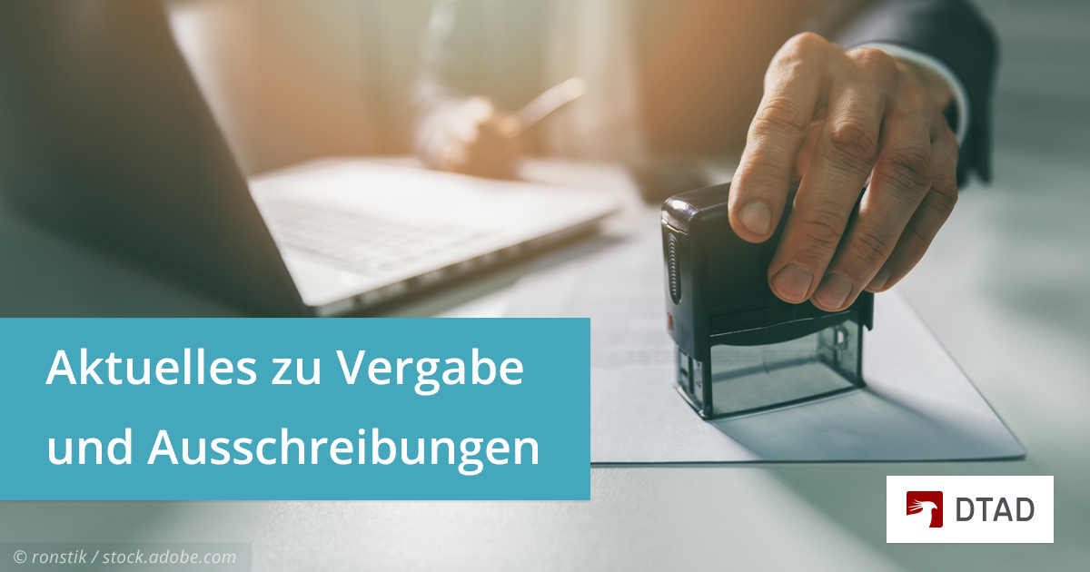 DTAD | Öffentliche Ausschreibungen: Trends und Empfehlungen